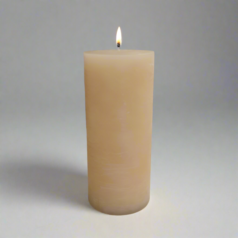 Rustic-candle-8x19-Sand