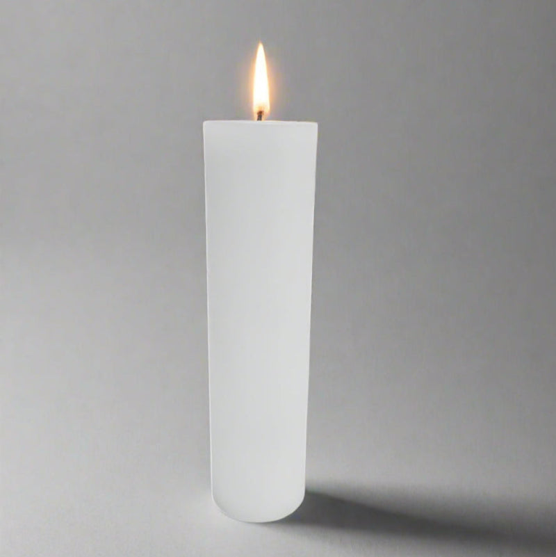 Rustic-candle-8x30-white