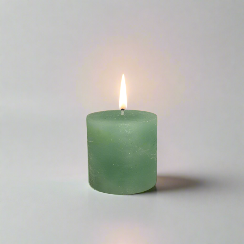 Rustic-candle-8x8-Sage