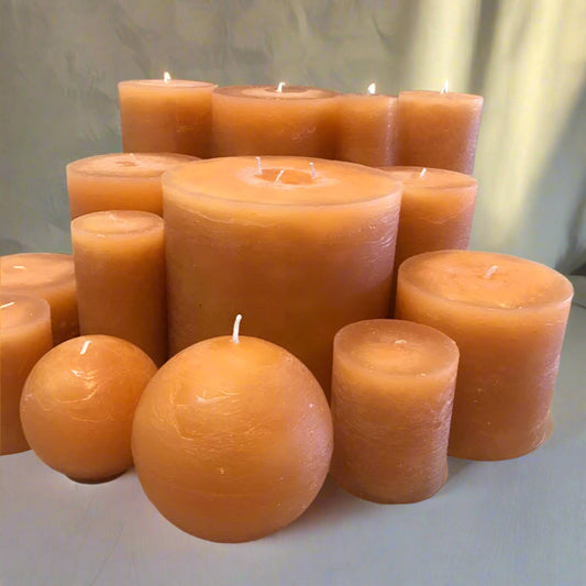 Rustic-candle-amber