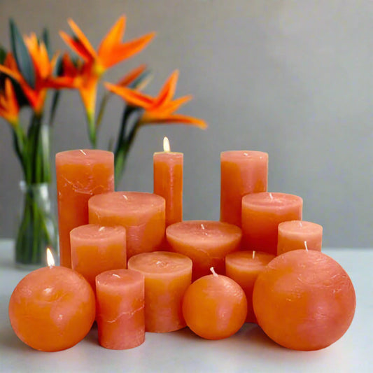 Rustic-denga-candles-orange