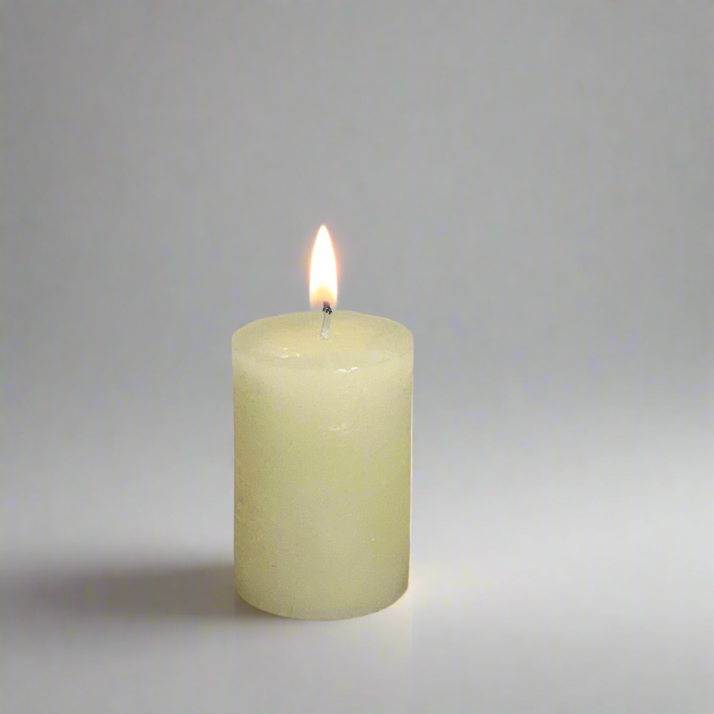 Rustic-pillar-candle-5.5x8-Ivory