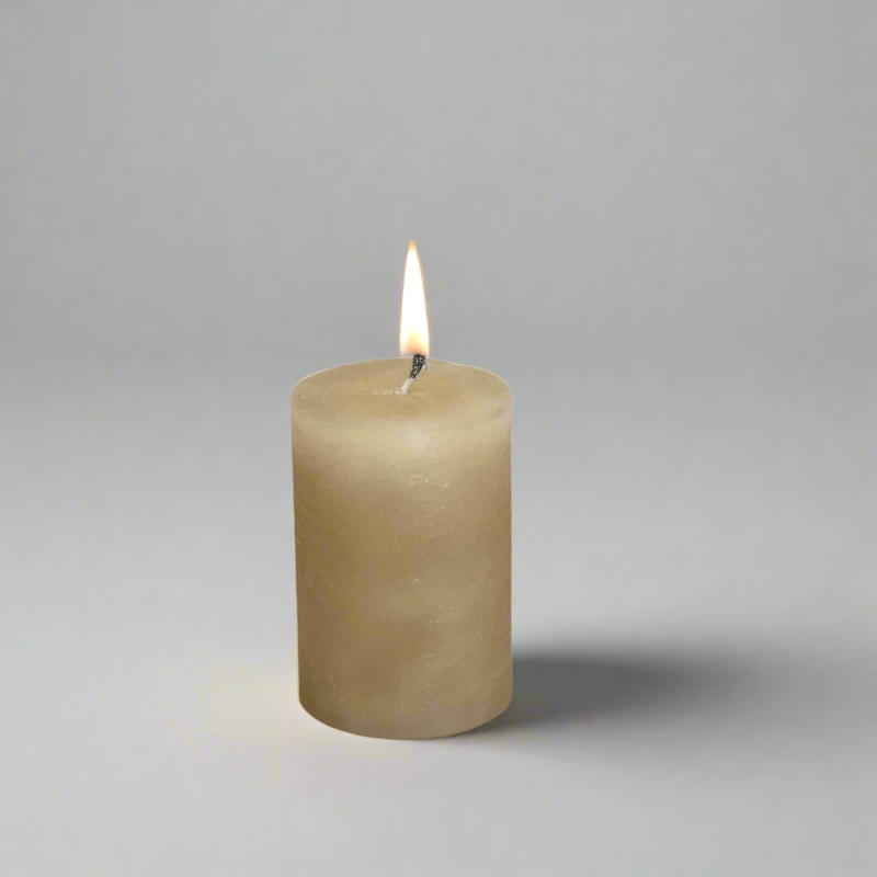 Rustic-pillar-candle-5.5x8-Sand