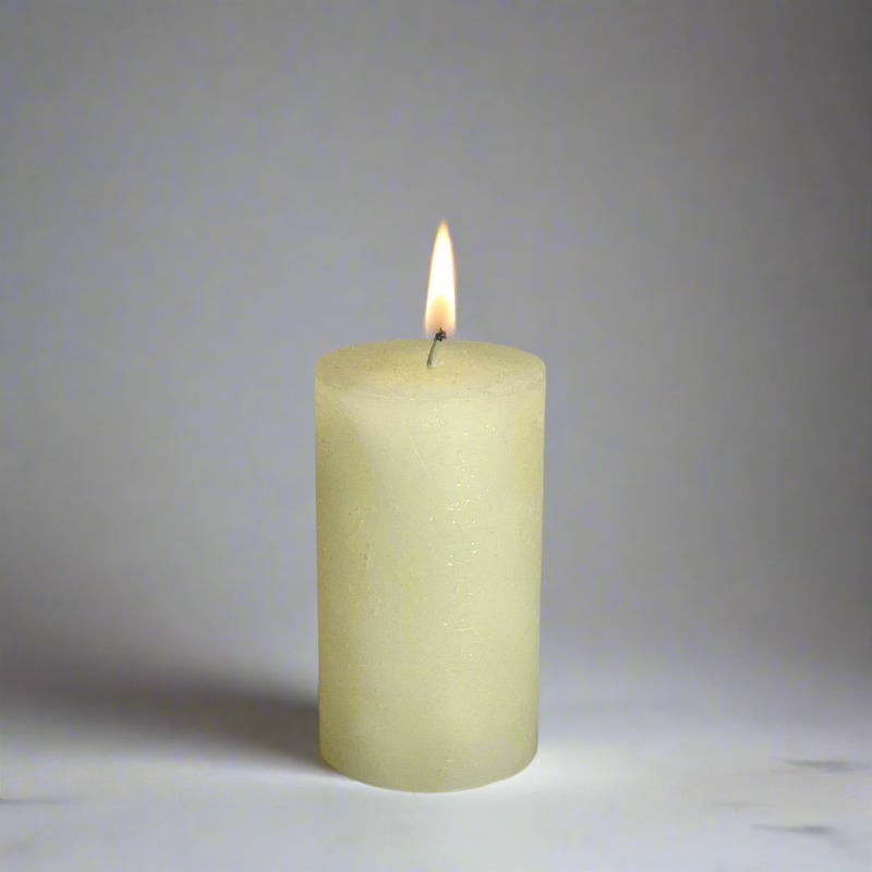 Rustic-pillar-candle-7x12-Ivory