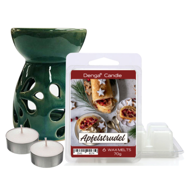 Scented Gift Set - Burner, Melt & Tealights
