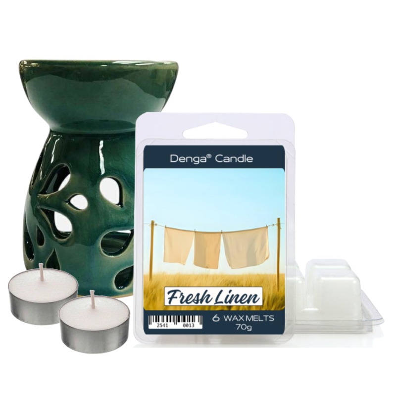 Scented Gift Set - Burner, Melt & Tealights