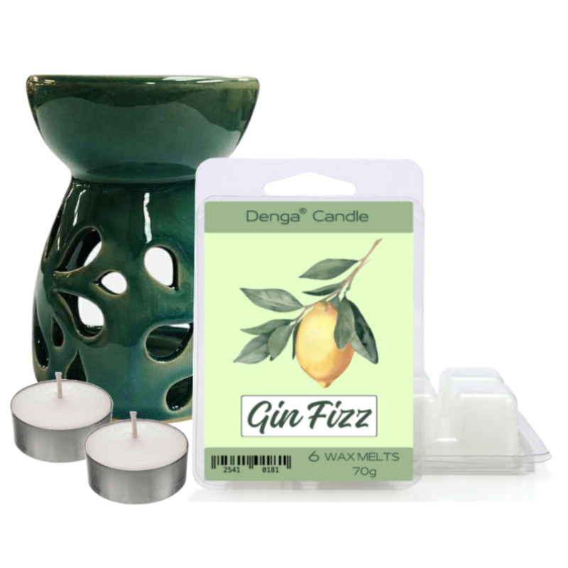 Scented Gift Set - Burner, Melt & Tealights