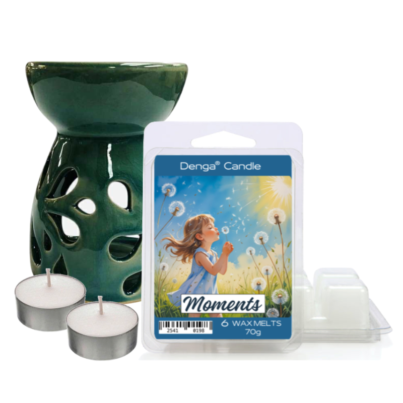 Scented Gift Set - Burner, Melt & Tealights