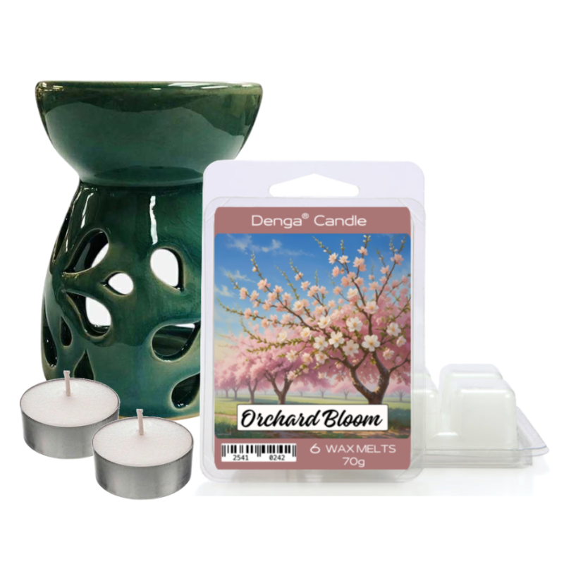 Scented Gift Set - Burner, Melt & Tealights