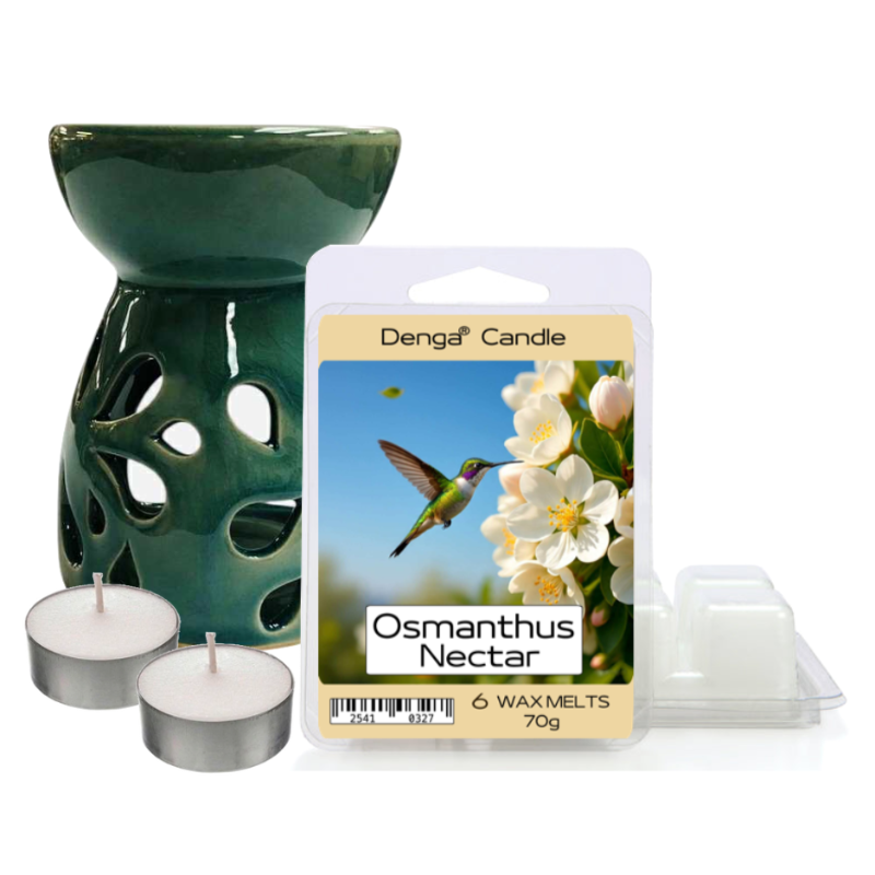 Scented Gift Set - Burner, Melt & Tealights