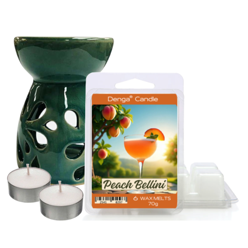 Scented Gift Set - Burner, Melt & Tealights