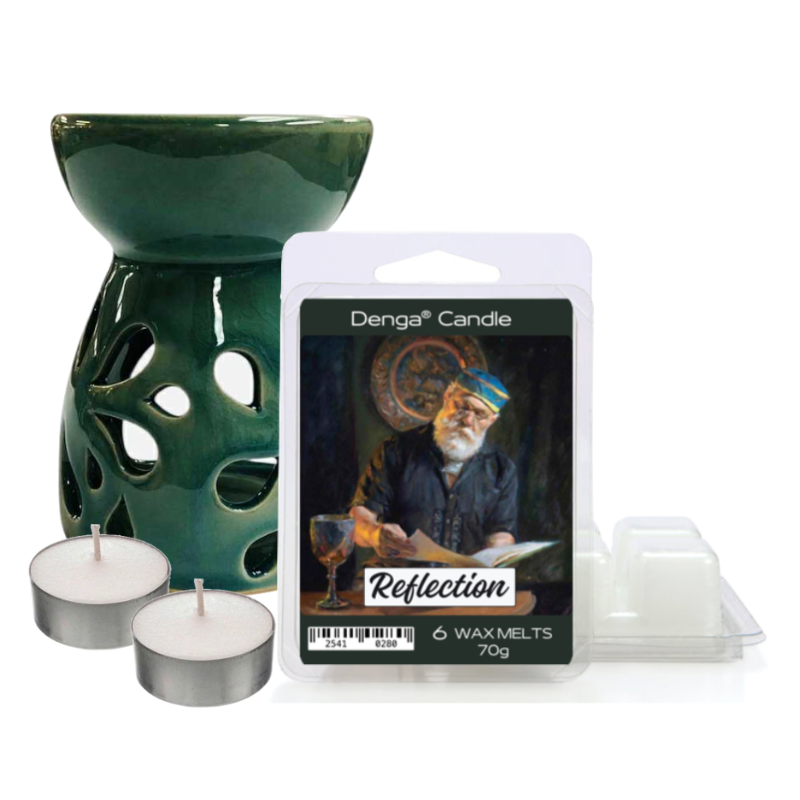 Scented Gift Set - Burner, Melt & Tealights