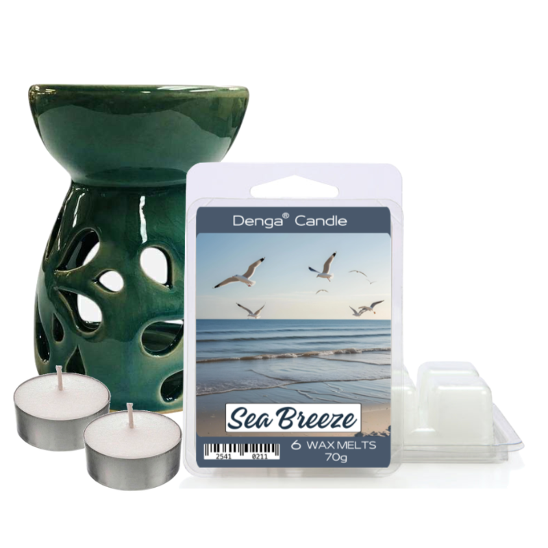 Scented Gift Set - Burner, Melt & Tealights