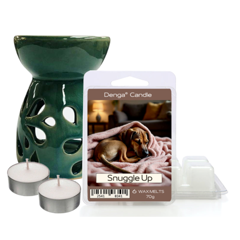 Scented Gift Set - Burner, Melt & Tealights