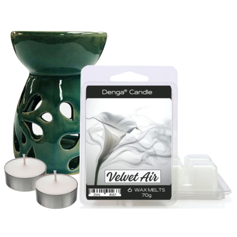 Scented Gift Set - Burner, Melt & Tealights