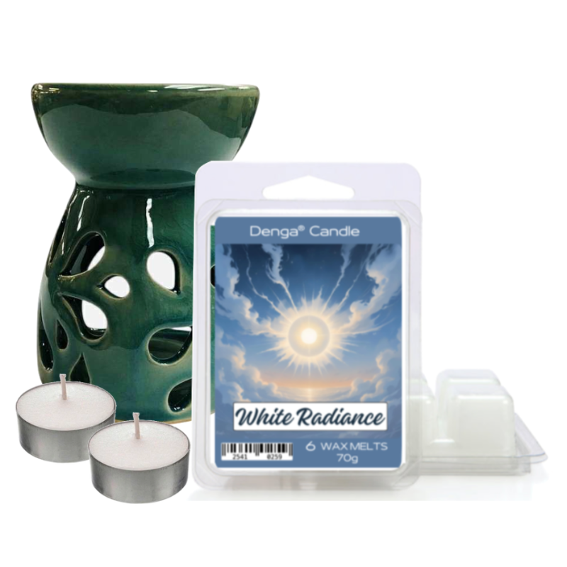 Scented Gift Set - Burner, Melt & Tealights