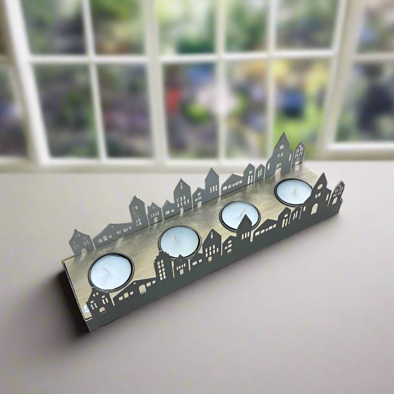 Tealight-holder-4-hse-with-tealights