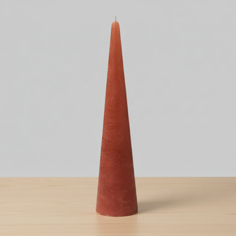 Rustic Cone Candle "Tiwa"