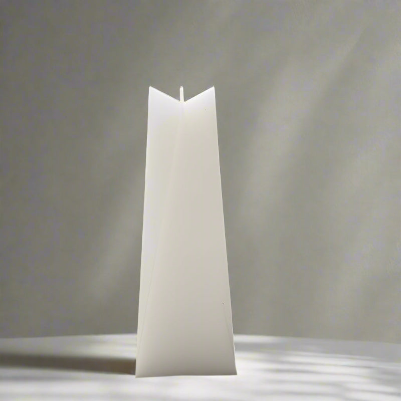Triangle-candle-white