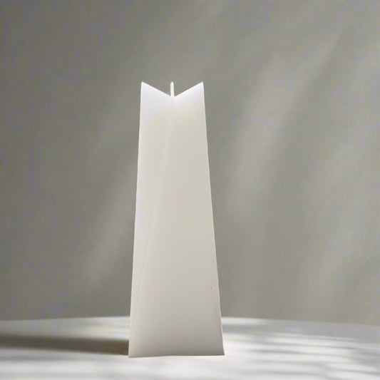 Triangle-candle-white