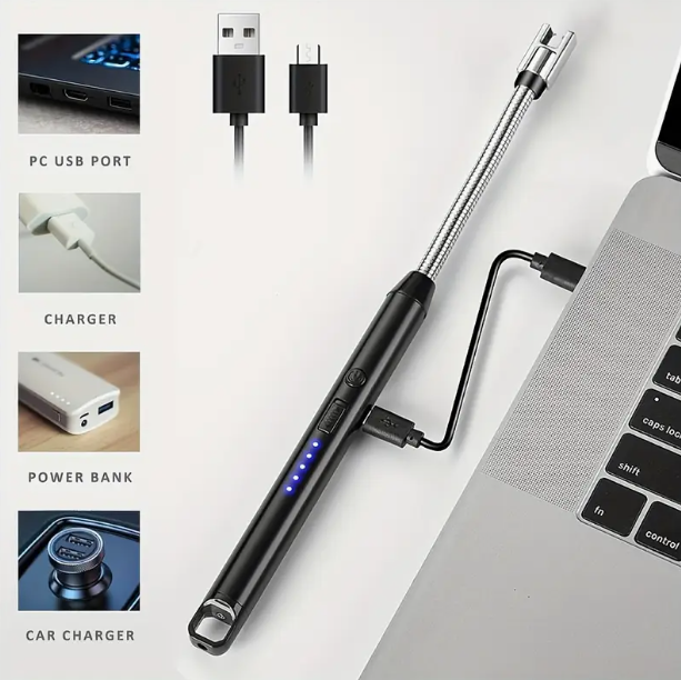 Long Rechargeable Lighter - USB
