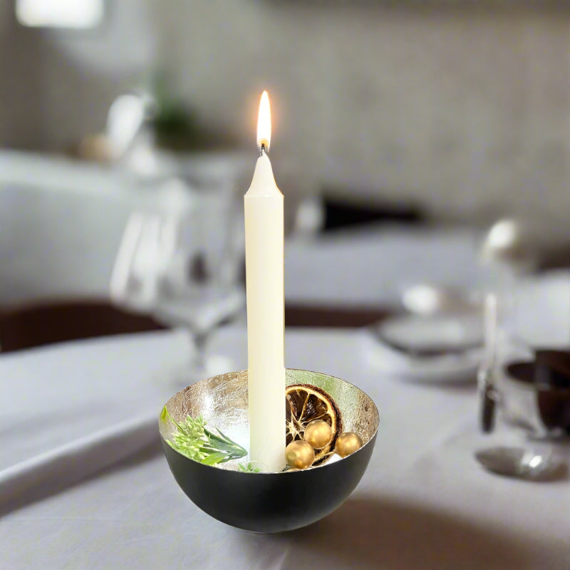 dinner-holder-silver-black