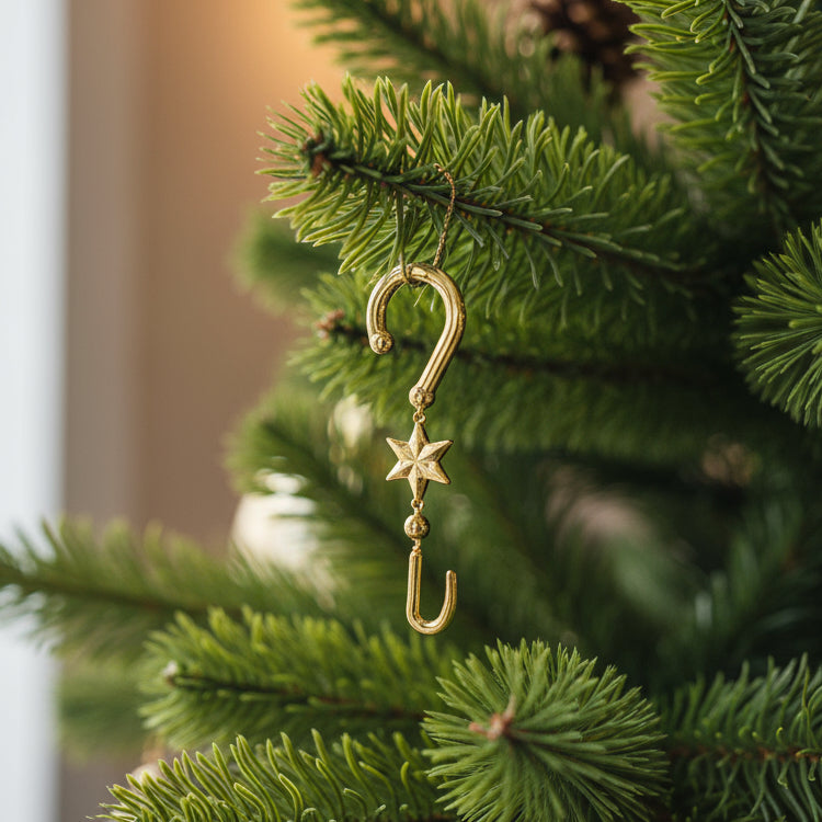 hook for christmas hanger  gold