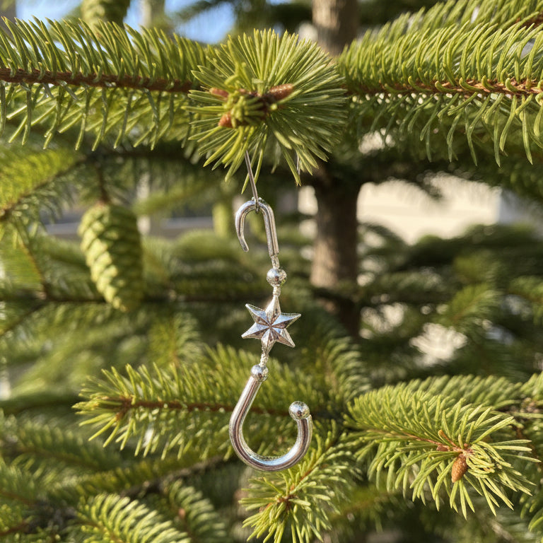 hook for christmas hanger silver