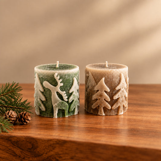 pillar_candle_deer_tree