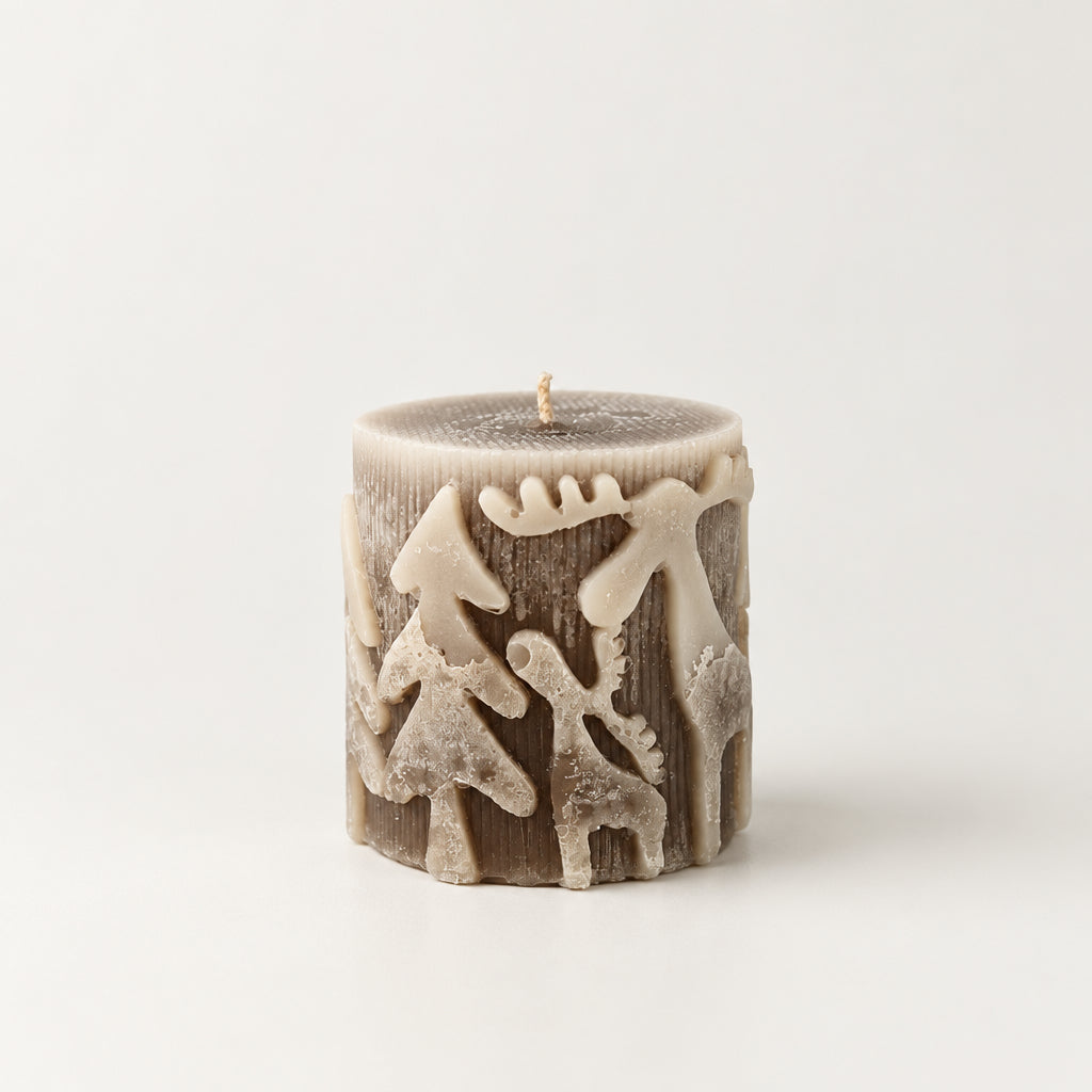 pillar_candle_deer_tree_brown