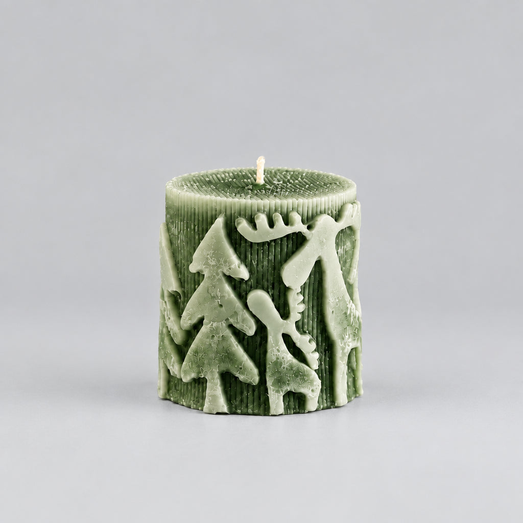 pillar_candle_deer_tree_green
