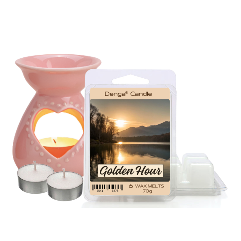 Scented Gift Set - Burner, Melt & Tealights
