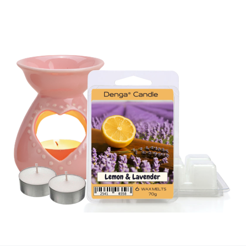 Scented Gift Set - Burner, Melt & Tealights