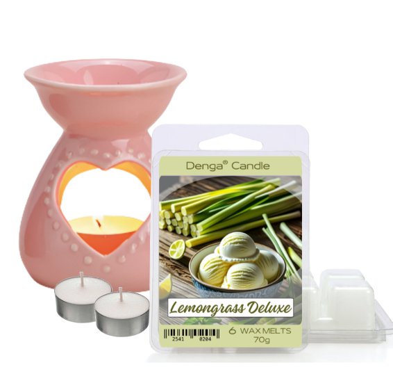Scented Gift Set - Burner, Melt & Tealights