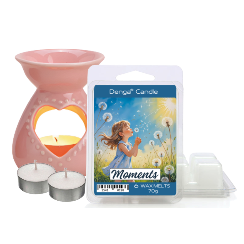Scented Gift Set - Burner, Melt & Tealights