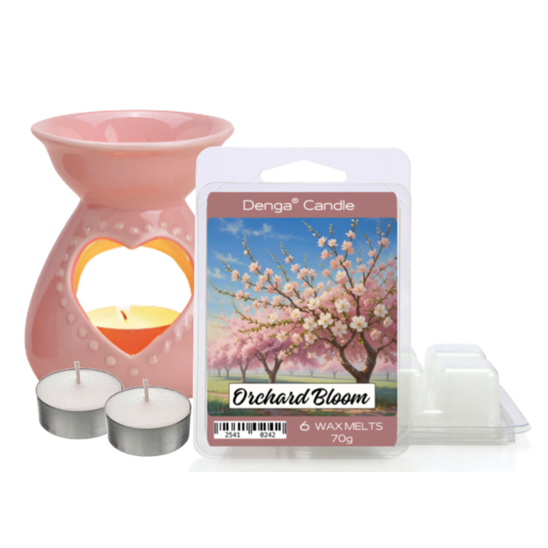 Scented Gift Set - Burner, Melt & Tealights