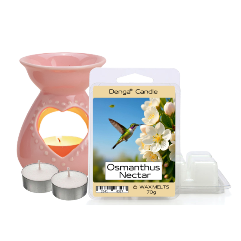 Scented Gift Set - Burner, Melt & Tealights