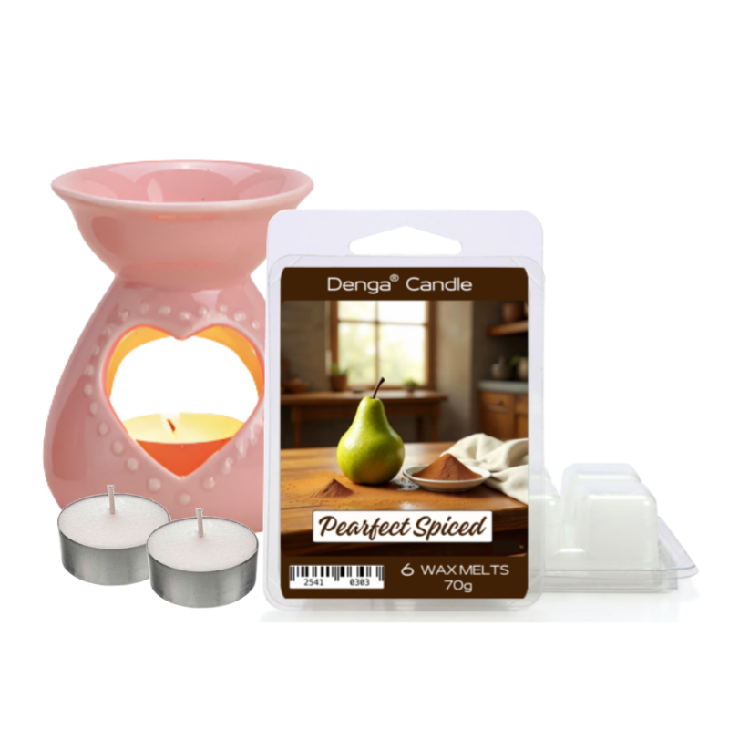 Scented Gift Set - Burner, Melt & Tealights
