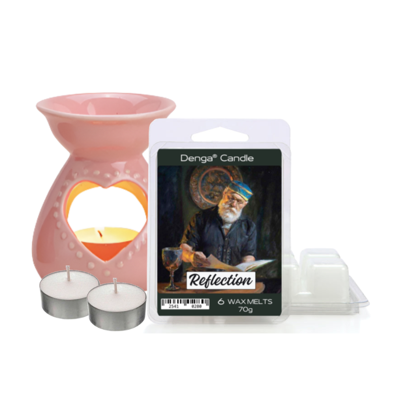 Scented Gift Set - Burner, Melt & Tealights