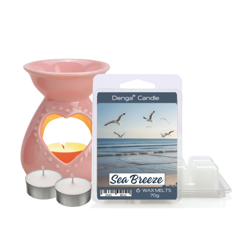 Scented Gift Set - Burner, Melt & Tealights