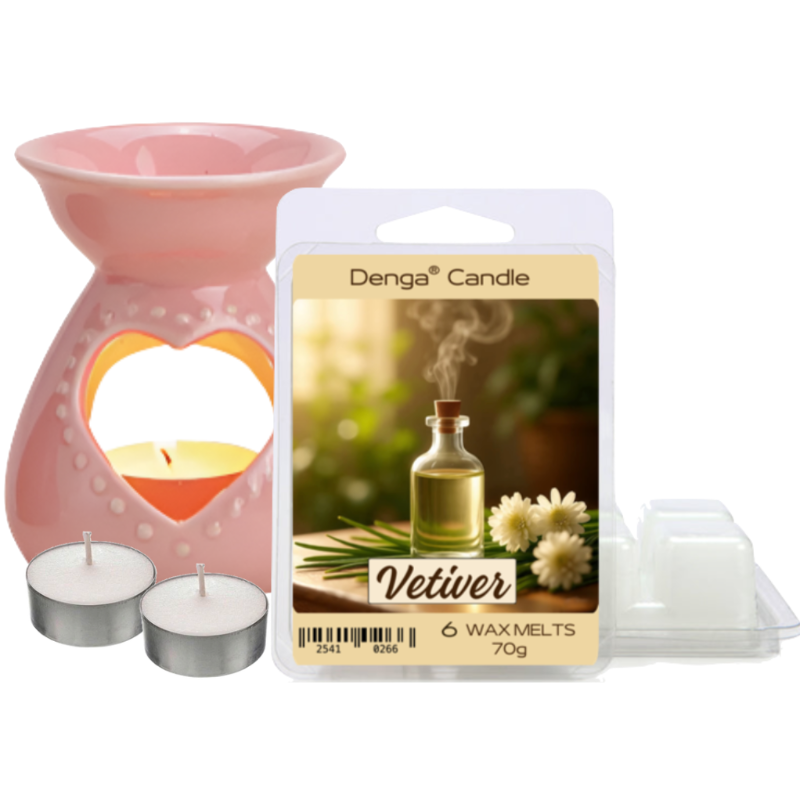 Scented Gift Set - Burner, Melt & Tealights