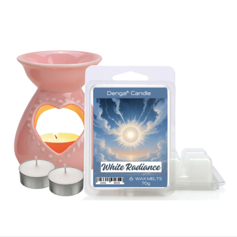 Scented Gift Set - Burner, Melt & Tealights