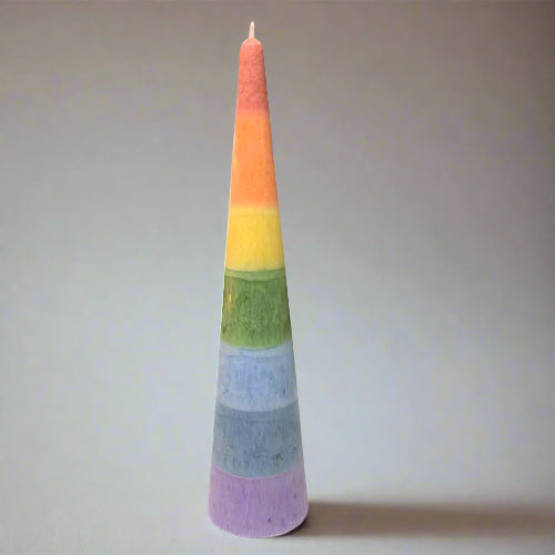 rainbow-cone-candle-6.5x30cm