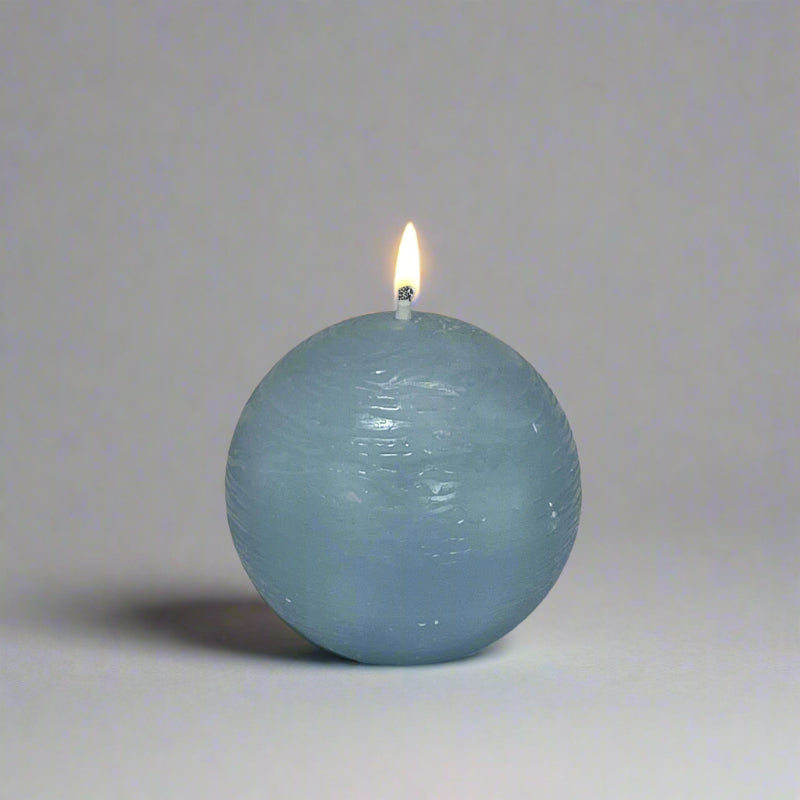 rustic-ball-candle-aqua-blue