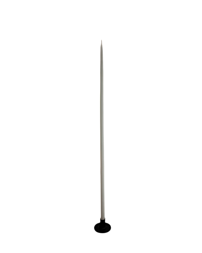 slinny-Fibi-celebration-candle-40cm-grey