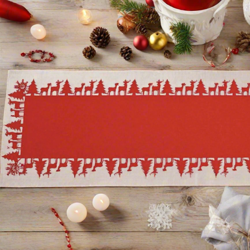 table-runner-winter-forest-and-moose-decor-felt-red