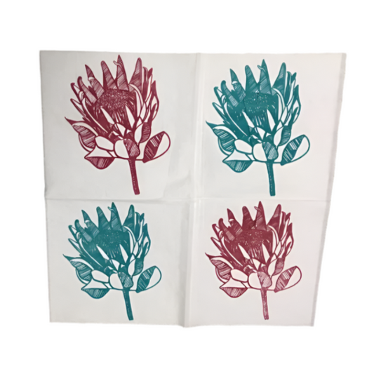teal-terracotta-protea-serviettes